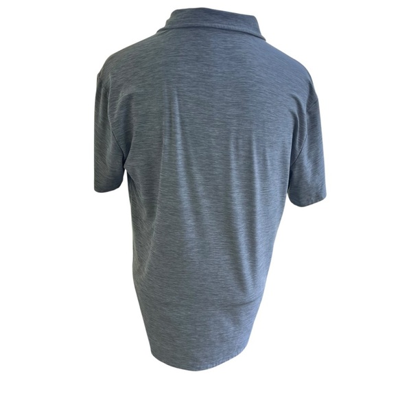 Lakota Men’s Heather Gray Performance Polo - Size Large - Picture 5 of 8